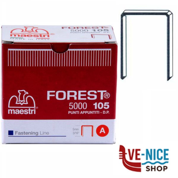 PUNTI mm 5 Pz 5000 105 FOREST MAESTRI 1101201 FISSATRICI e ACCESSORI F - immagine 3
