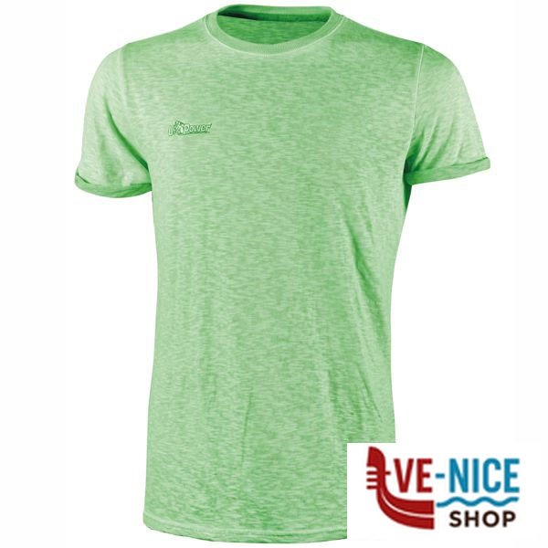 MAGLIETTA T-SHIRT GREEN XL FLUO UPOWER EY266VF-XL INDUMENTI LAVORO F - immagine 2
