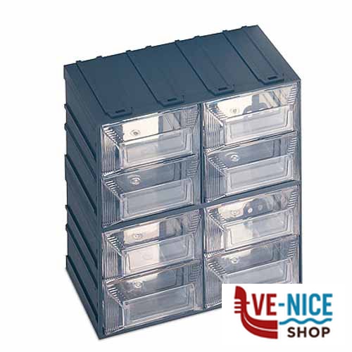CASSETTIERA VISION BLOCK 13 C 8 208x132 h 208 1000016 CASSETTIERE E CONTENITORI F - immagine 4