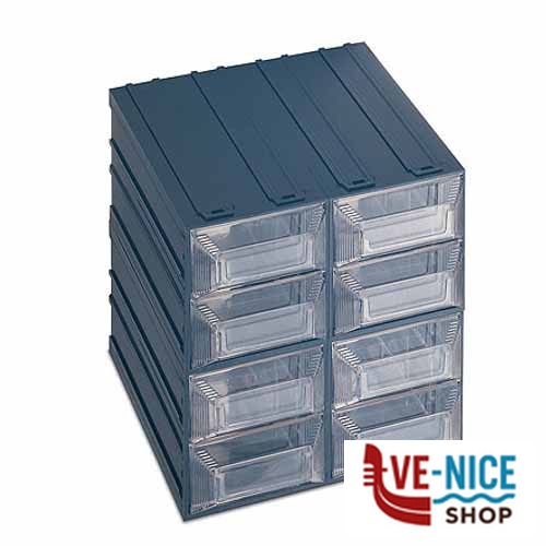CASSETTIERA VISION BLOCK 15 C 8D 208x222 h 208 1000018 CASSETTIERE E CONTENITORI F - immagine 2