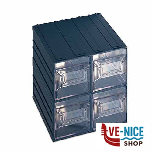 CASSETTIERA VISION BLOCK 17 C 4 208x222 h 208 1000022 CASSETTIERE E CONTENITORI F - immagine 3