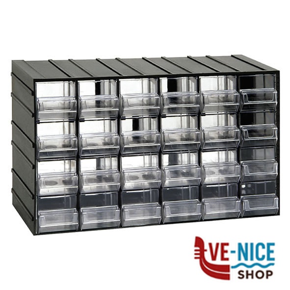 CASSETTIERA 24 382x148 h 230 611 ARTPLAST 611T CASSETTIERE E CONTENITORI F - immagine 3