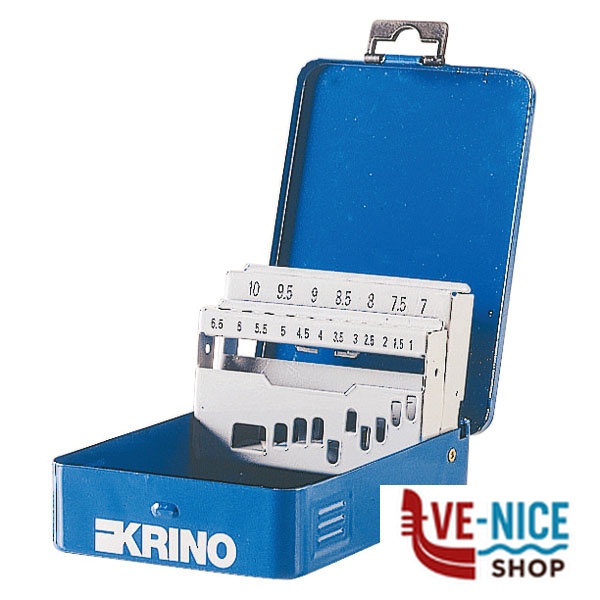 SCATOLA PUNTE HSS Pz 19 VUOTA 01016 KRINO 01016405V PUNTE ELICOIDALI SERIE F - immagine 3