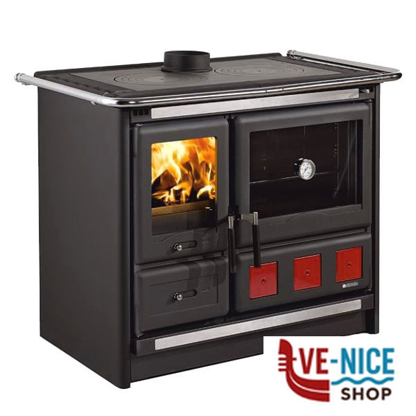 CUCINA LEGNA ROSA XXL VST STEEL ANTRACITE NORDICA 3003780 - 5 S CUCINE LEGNA F - immagine 4