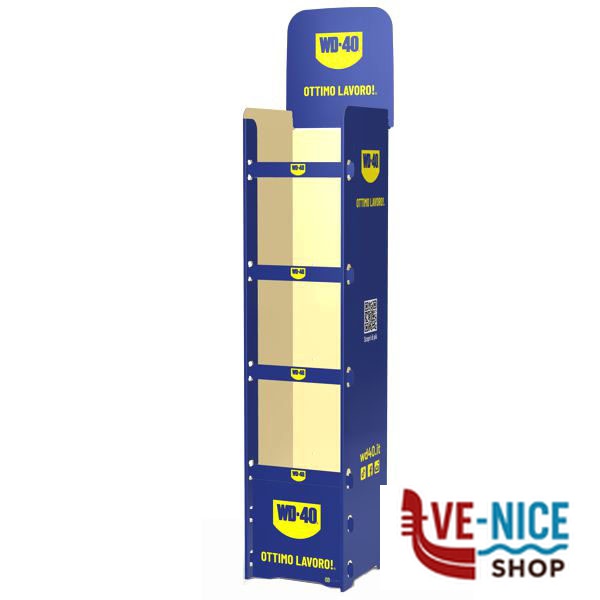 ESPOSITORE 4 RIPIANI VUOTO cm 32x30 h 154 WD40 M01105 OLI E ADDITIVI VARI F - immagine 4