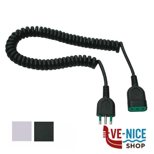 PROLUNGA ESTENSIBILE m 3 3x0,75 NERO 90021 FME 90021 AVVOLGICAVI E PROLUNGHE F - immagine 3