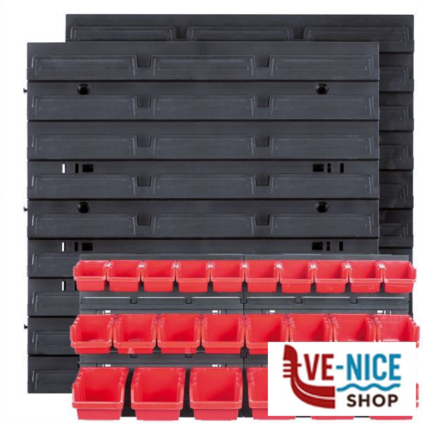 PANNELLO FORATO PLASTICA KIT KOR 2 80x40 KISTEN KOR2 PANNELLI FORATI - EXPO F - immagine 2
