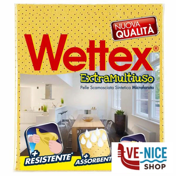 PANNO PELLE SINTETICA 40x35 WETTEX 102410 ACCESSORI PULIZIA VEICOLI F - immagine 2