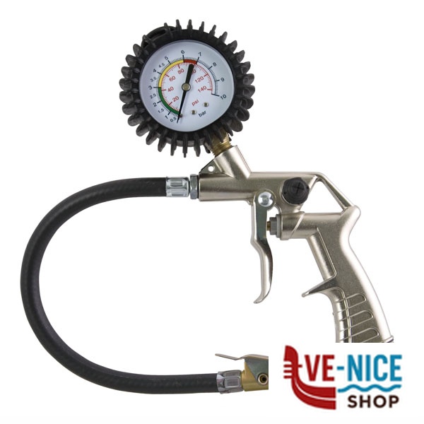 PISTOLA GONFIAGGIO C/MANOMETRO 25/D ANI AH060201 PISTOLE GONFIAGGIO F - immagine 2
