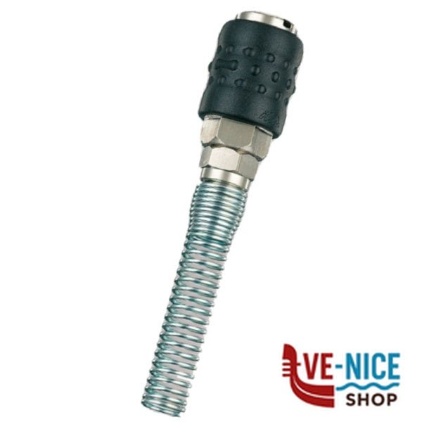 RUBINETTO RAPIDO MOLLA 64/MF 6x 8 Pz 1 BL ANI AH034401AN RACCORDI COMPRESSORI F - immagine 3