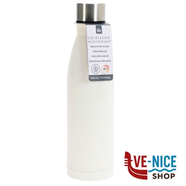 BOTTIGLIA TERMICA ACCIAIO cc 500 KOOPMAN 997100550 THERMOS C - immagine 2