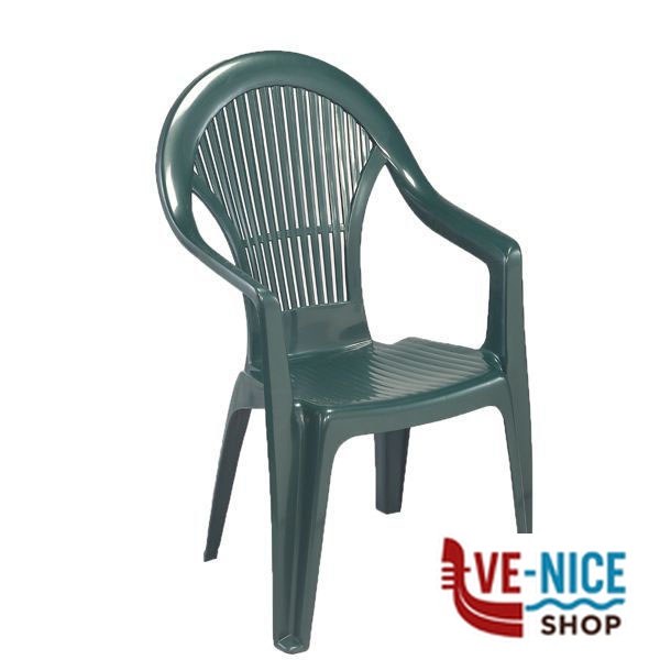 SEDIA RESINA BRACC.VEGA VERDE PROGARDEN VEG152VE ARREDO GIARDINO PROGARDEN C - immagine 2