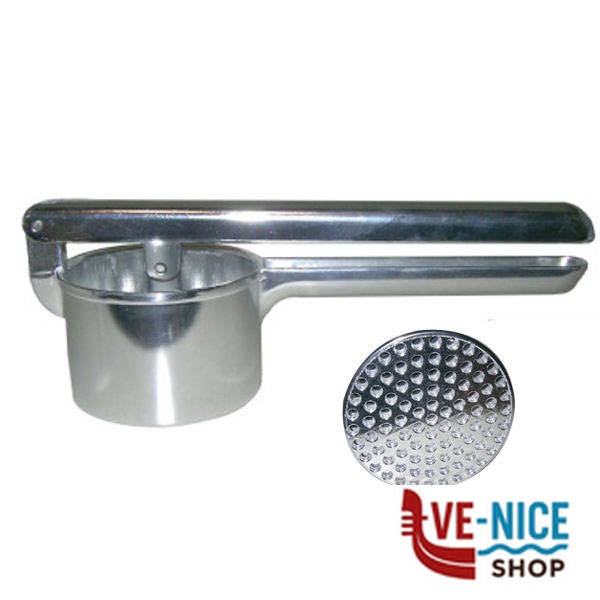 SCHIACCIAPASSATELLI ALLUMINIO cm 16 BORELLA 21872 SCHIACCIAPATATE C - immagine 2