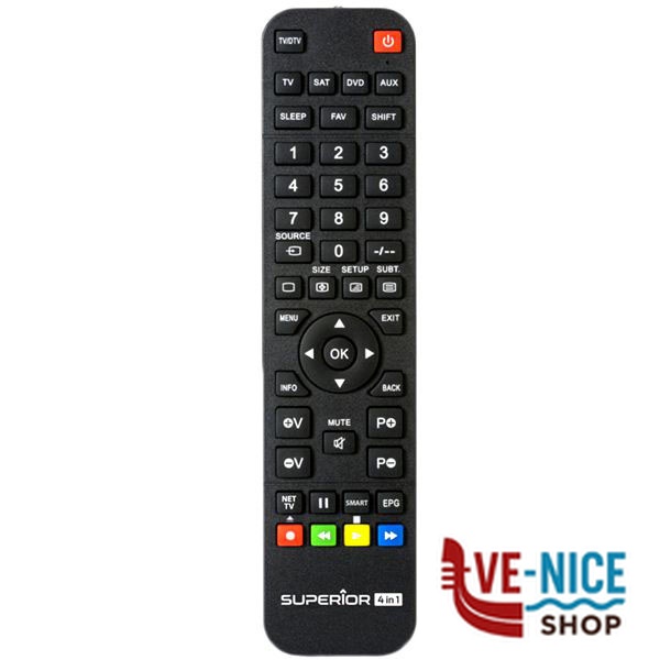 TELECOMANDO TV LIGHT 4IN1 TPB006 SUPERIOR SUPTPB006 ACCESSORI TV F - immagine 2