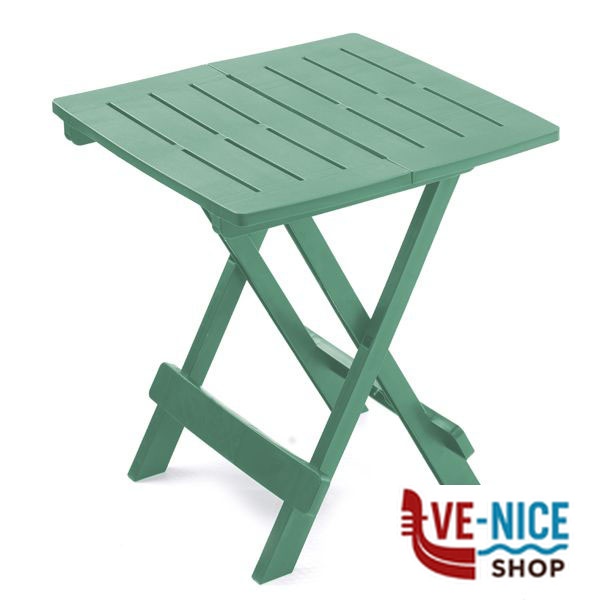 TAVOLO RESINA PIEGH.ADIGE VERDE 44x44 PROGARDEN ADI080VE ARREDO GIARDINO PROGARDEN C - immagine 2
