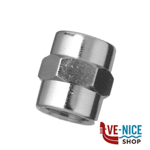 MANICOTTO COLLEGAMENTO 33/M 1/4Fx1/4F Pz 2 BL ANI AS030802AN RACCORDI COMPRESSORI F - immagine 4