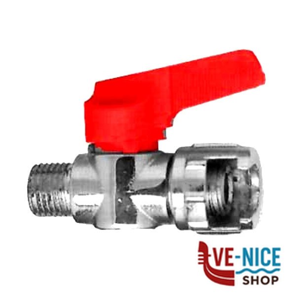 RUBINETTO LINEA DADO AIR 11 1/4 M Pz 1 BL ANI AH042902AN RACCORDI COMPRESSORI F - immagine 3