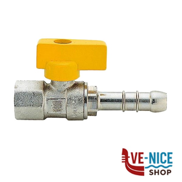 RUBINETTO LINEARE METANO 1/2" F ENOLGAS G0300N34 RACCORDI GAS F - immagine 3