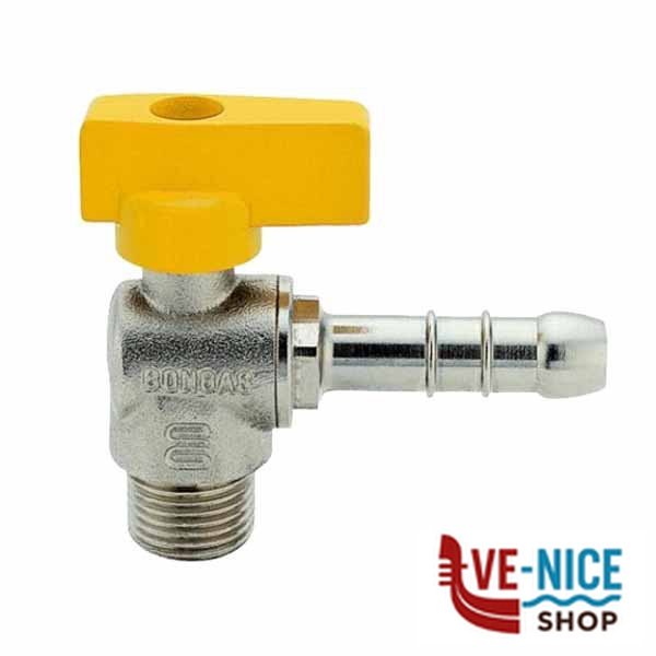 RUBINETTO SQUADRA METANO 1/2" M ENOLGAS G0314N04 RACCORDI GAS F - immagine 8