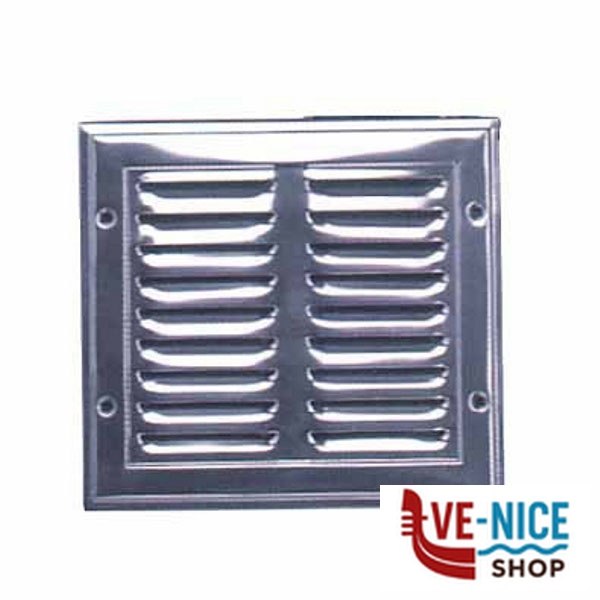GRIGLIA INOX 165x165 RETE 130x130 0401515IZ GRIGLIE AREAZIONE F - immagine 6
