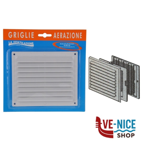 GRIGLIA PL 175x146 RETE REGOLABILE BL BDR1714X GRIGLIE AREAZIONE F - immagine 2