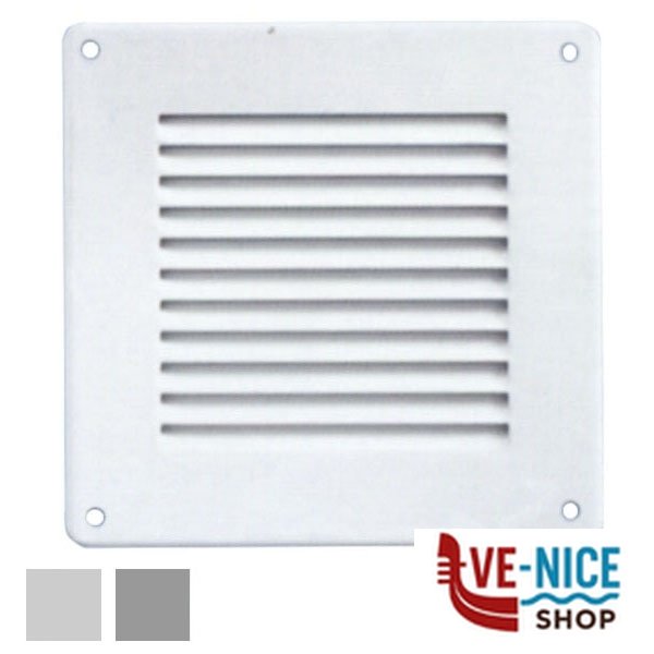 GRIGLIA LAMIERA 140x140 RETE GRIGIA GL10RG-Y GRIGLIE AREAZIONE F - immagine 4