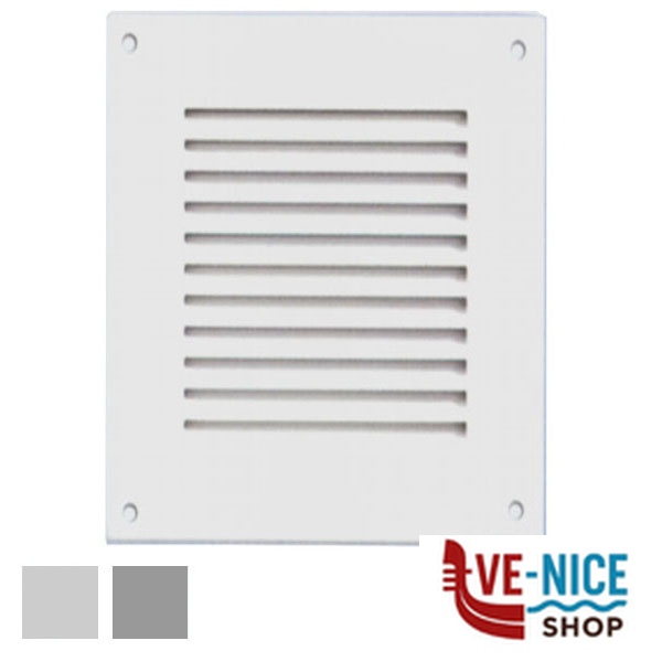 GRIGLIA LAMIERA 140x240 RETE BIANCA GL1424RB-Y GRIGLIE AREAZIONE F - immagine 2