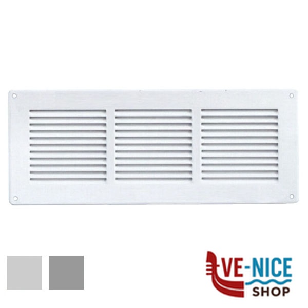 GRIGLIA LAMIERA 340x140 RETE BIANCA GL30RB-Y GRIGLIE AREAZIONE F - immagine 6