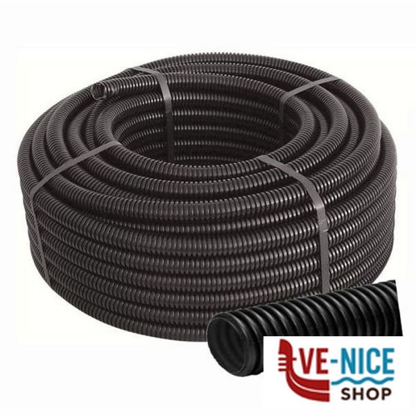 TUBO CORRUGATO NERO mm 18,3x25,0 m 10 CF18025G TUBI E CANALINE CAVI EL F - immagine 2