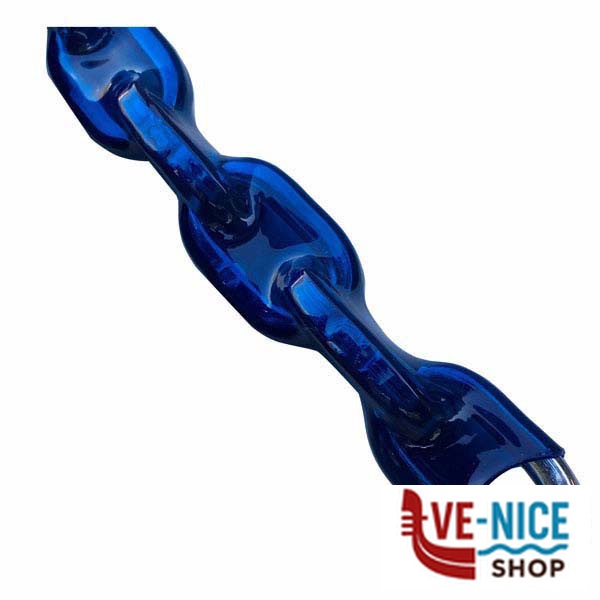 CATENA RICOPERTA mm 6 cm 80 QUADRA AREF CA060QIW080E0I CATENE E LUCCHETTI ANTIFURTO S - immagine 2