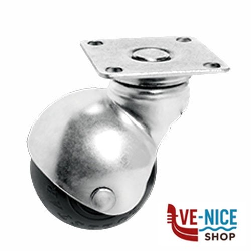 RUOTA SFERA PG 50 Pz 2 334003 TR 334003 RUOTE INDUSTRIALI F - immagine 2