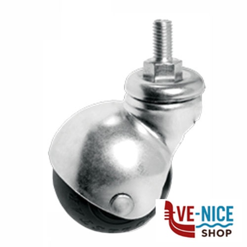 RUOTA SFERA PERNO M8 40 Pz 2 336002 TR 336002 RUOTE INDUSTRIALI F - immagine 3
