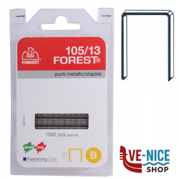 PUNTI mm 10 Pz 672 LARGHI 110/13 MAESTRI 1110205 FISSATRICI e ACCESSORI F - immagine 3