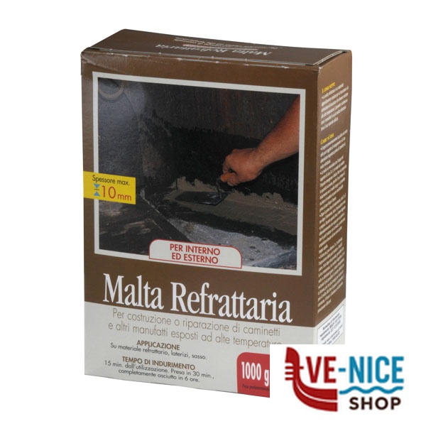 MALTA REFRATTARIA g 1000 LINEA PIU' 8012760960137 STUCCO F - immagine 3