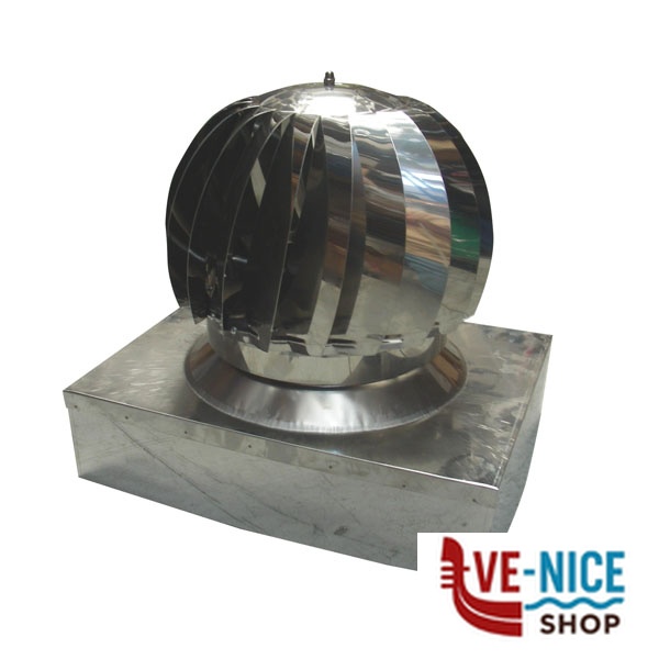 CAMINO EOLICO TURBINA INOX 42x52 01-INOX430 42x52 CAMINI F - immagine 3