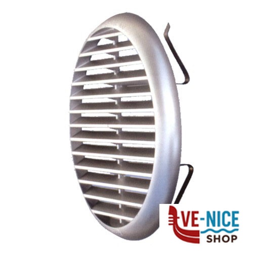 GRIGLIA PL 175 TONDA RETE 125/160 MOLLE CROMATA TUR160CR-Y GRIGLIE AREAZIONE F - immagine 2