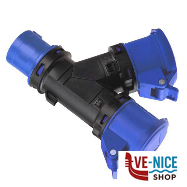 ADATTATORE SP CEE 2PT PR CEE 2x2PT ROSI 1001602 SPINE E ADATTATORI ELETTRICI F - immagine 4
