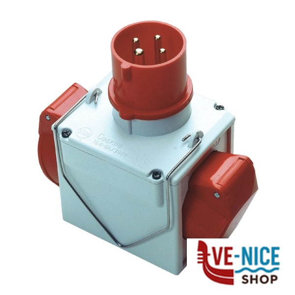 ADATTATORE SP CEE 3PT PR CEE 2x3PT 73111 FME 73111 SPINE E ADATTATORI ELETTRICI F - immagine 2