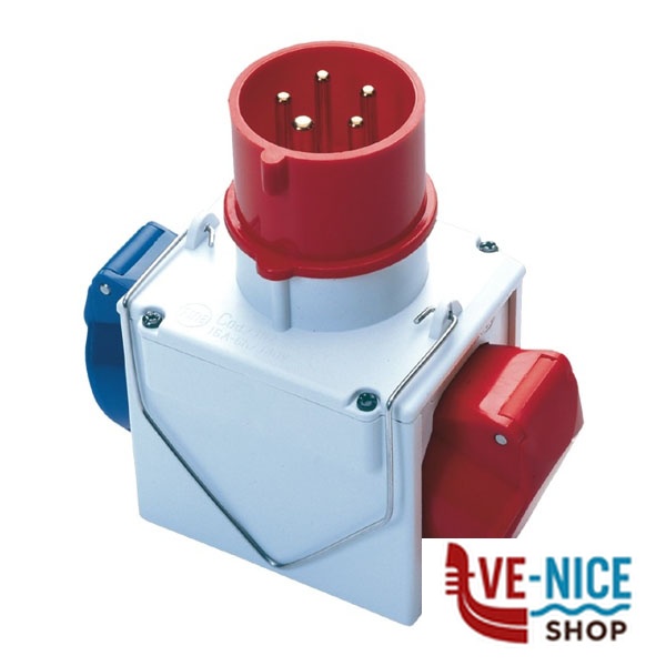 ADATTATORE SP CEE 3PTN PR CEE 3PT+2PT 73112 FME 73112 SPINE E ADATTATORI ELETTRICI F - immagine 2