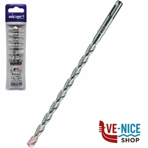 PUNTA HAMMER SDS-PLUS F4 22,0x 450 877 ALPEN 0087702200100 PUNTE ELICOIDALI VIDIA SDS F - immagine 4