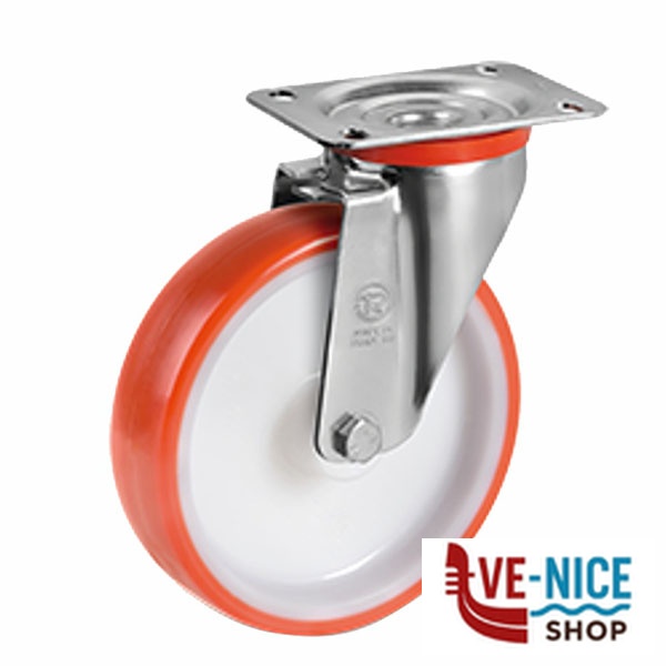 RUOTA POLIURETANO PG 100x85 100x30 604202 TR 604202 RUOTE INDUSTRIALI F - immagine 4