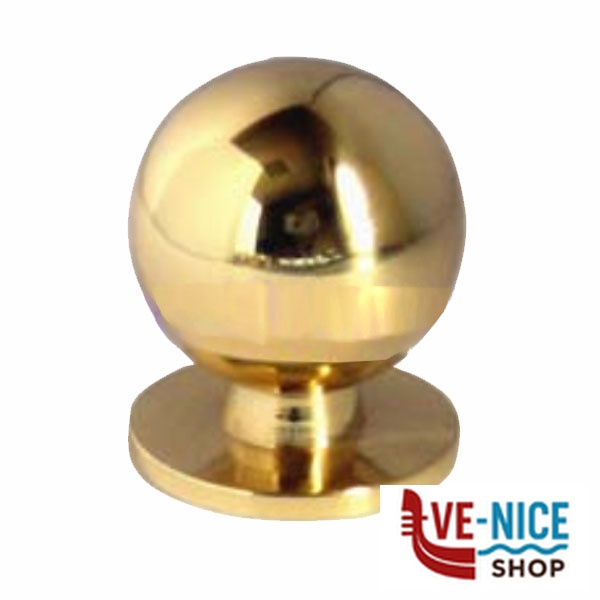 POMOLO SFERA GHIERA OTTONE LUCIDO mm 25 E71025OLV POMOLI F - immagine 3