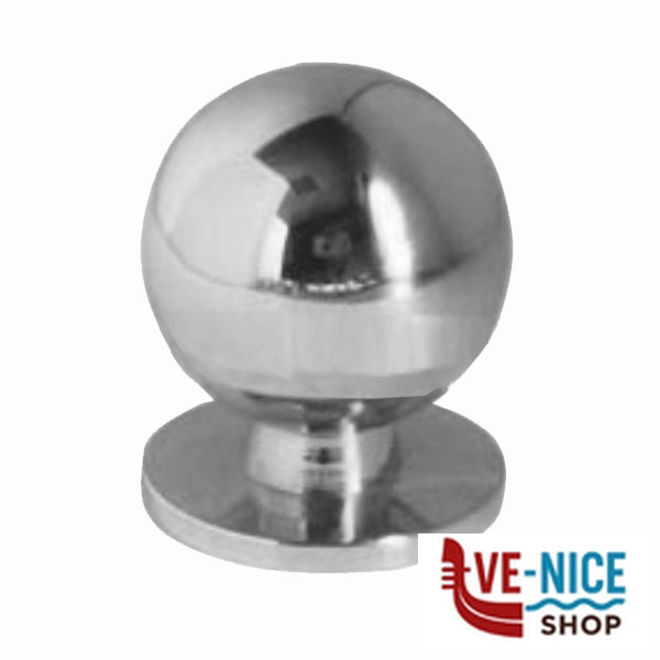 POMOLO SFERA GHIERA OTTONE CROMATO mm 25 E71025C POMOLI F - immagine 4