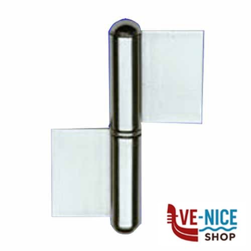 CERNIERA FICCIA 2 ALI INOX 102x 80,0 SX 1222 AL 1222IN10S CERNIERE F - immagine 2