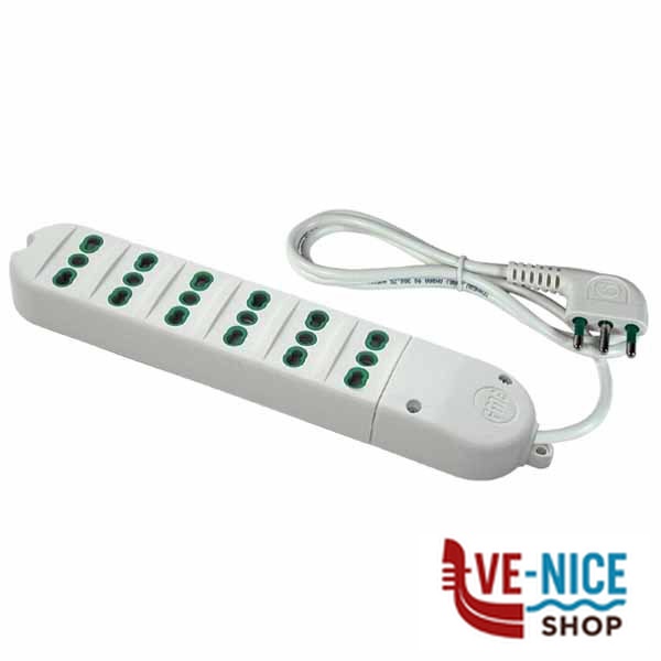MULTIPRESA 6x2PT 41040 FME 41040 AVVOLGICAVI E PROLUNGHE F - immagine 2