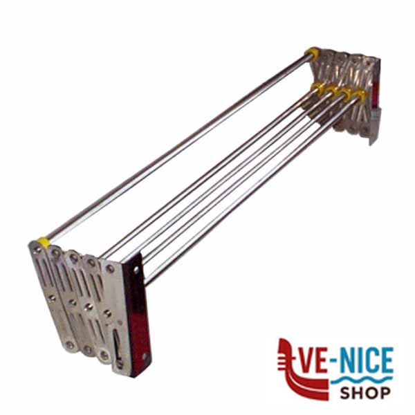 STENDIPANNI FISARMONICA INOX cm 60 JUMBO 105/1 STENDIPANNI C - immagine 3