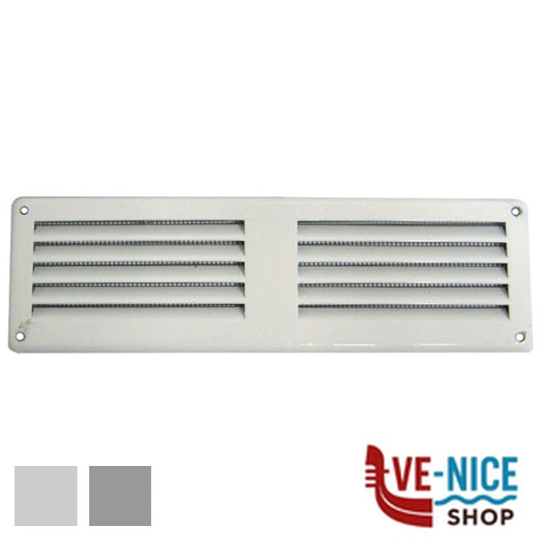 GRIGLIA LAMIERA 200x 60 RETE BIANCA GL206RB-Y GRIGLIE AREAZIONE F - immagine 2