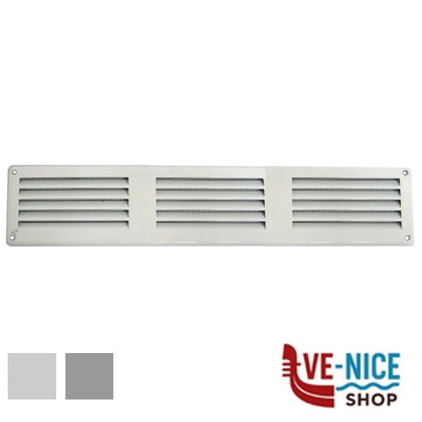 GRIGLIA LAMIERA 300x 60 RETE GRIGIA GL306RG-Y GRIGLIE AREAZIONE F - immagine 3