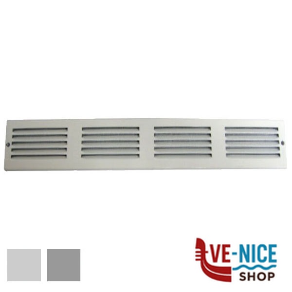 GRIGLIA LAMIERA 400x 60 RETE GRIGIA GL406RG-Y GRIGLIE AREAZIONE F - immagine 6