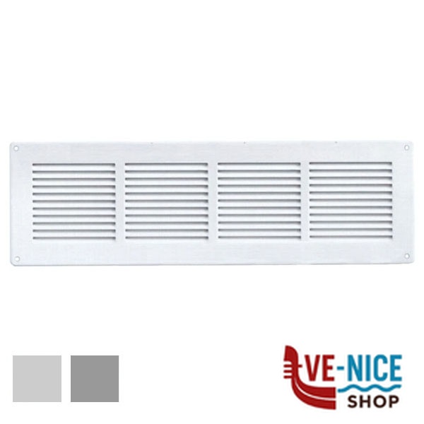 GRIGLIA LAMIERA 440x140 RETE GRIGIA GL4014RG-Y GRIGLIE AREAZIONE F - immagine 6